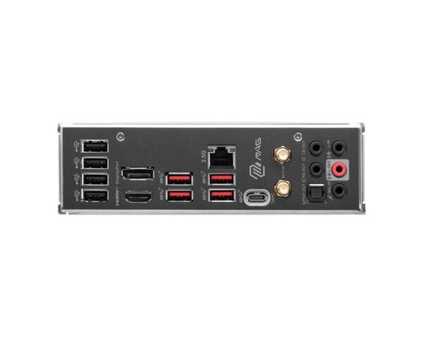 Mainboard|MSI|Intel B760 Express|LGA1700|ATX|Memory DDR5|Memory slots 4|1xPCI-Express 1x|2xPCI-Express 16x|3xM.2|1xHDMI|1xDisplayPort|4xUSB 2.0|4xUSB 3.2|1xUSB-C|1xOptical S/PDIF|1xRJ45|5xAudio port|MAGB760TOMAHAWKWIFI - Image 5