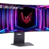 Monitor|LG|34GS95QE-B|34"|Gaming/Curved|Panel OLED|3440x1440|21:9|240Hz|Matte|0.03 ms|Swivel|Height adjustable|Tilt|Colour Black|34GS95QE-B - Image 2