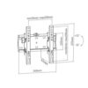 TV SET ACC WALL MOUNT 23-42"/WM-42T-02 GEMBIRD - Image 2