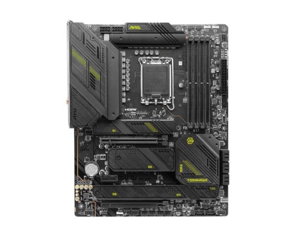 Mainboard|MSI|Intel Z790|LGA1700|ATX|Memory DDR5|Memory slots 4|1xPCI-Express 1x|2xPCI-Express 16x|4xM.2|1xHDMI|1xDisplayPort|4xUSB 2.0|4xUSB 3.2|2xUSB-C|1xRJ45|5xAudio port|MAGZ790TOMAHAWMAXWIFI - Image 2
