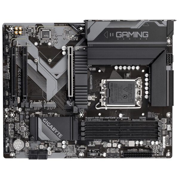 Mainboard|GIGABYTE|Intel B760 Express|LGA1700|ATX|Memory DDR5|Memory slots 4|2xPCI-Express 3.0 16x|1xPCI-Express 4.0 16x|3xM.2|1xHDMI|1xDisplayPort|5xUSB 2.0|2xUSB 3.2|1xUSB-C|1xRJ45|6xAudio port|B760GAMINGX - Image 3