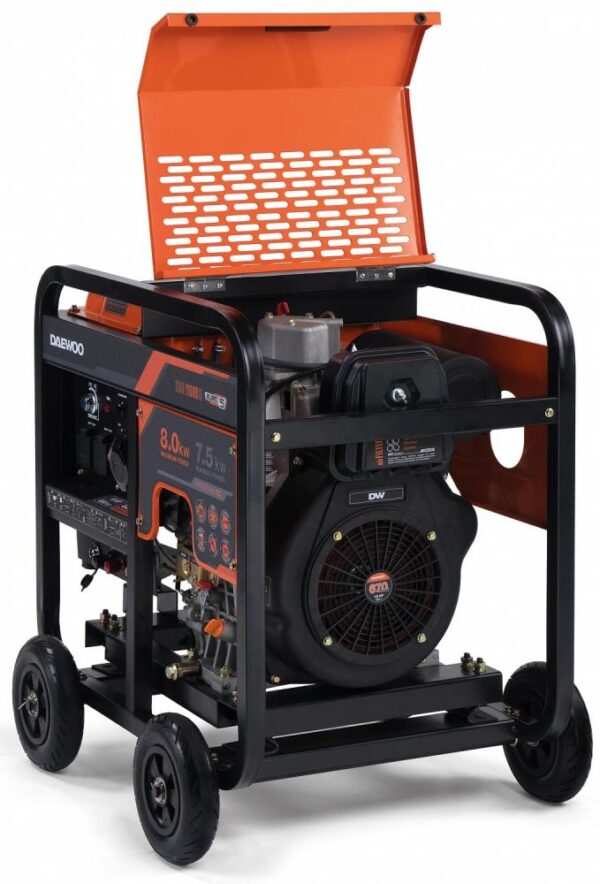 DIESEL GENERATOR 8.0KW 230V/DDAE 11000XE DAEWOO - Image 2