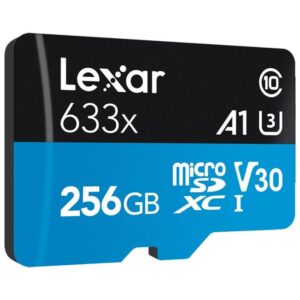 MEMORY MICRO SDXC 256GB UHS-I/W/ADAPTER LSDMI256BB633A LEXAR