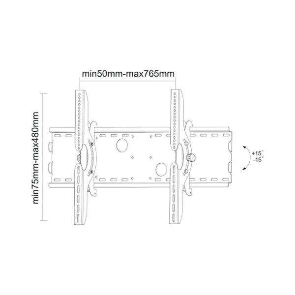 TV SET ACC WALL MOUNT SILVER/32-70" PLASMA-W200 NEOMOUNTS - Image 6