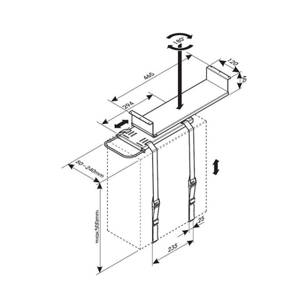 PC ACC DESK MOUNT 20KG/CPU-D050BLACK NEOMOUNTS - Image 6