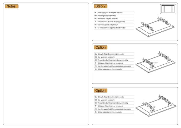 TV SET ACC WALL MOUNT SILVER/32-70" PLASMA-W200 NEOMOUNTS - Image 8