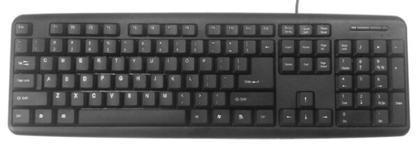 KEYBOARD STANDART USB RUS/BLACK KB-U-103-RU GEMBIRD - Image 2