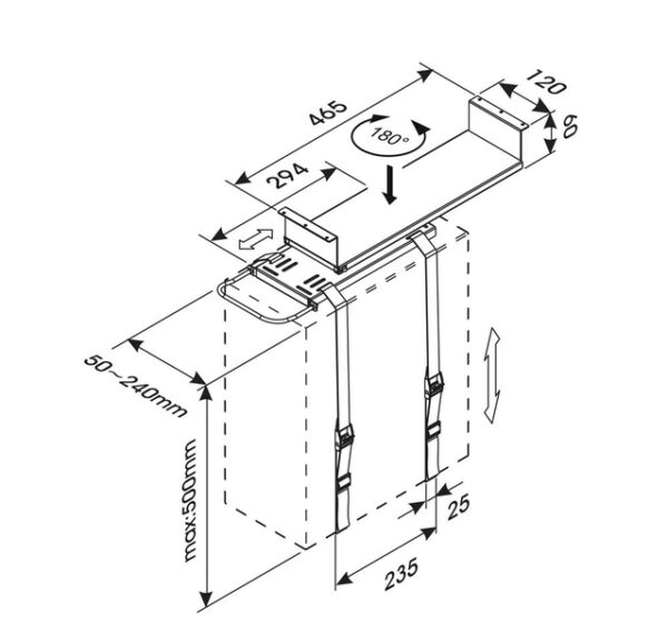PC ACC DESK MOUNT 20KG/CPU-D050BLACK NEOMOUNTS - Image 3