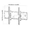 TV SET ACC WALL MOUNT SILVER/32-70" PLASMA-W200 NEOMOUNTS - Image 4