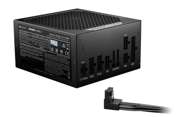 Power Supply|BE QUIET|POWER ZONE 2|1000 Watts|Peak Power 1070 Watts|Efficiency 80 PLUS PLATINIUM|MTBF 100000 hours|BP008EU - Image 2