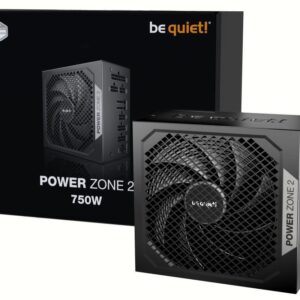 Power Supply|BE QUIET|POWER ZONE 2|850 Watts|Peak Power 920 Watts|Efficiency 80 PLUS PLATINIUM|MTBF 100000 hours|BP007EU