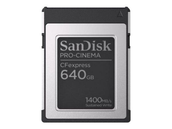 MEMORY COMPACT FLASH 640GB/SDCFEC-640G-GN4NN SANDISK