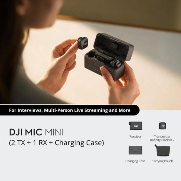 CAMERA ACC MIC MINI 2TX+1RX/CP.RN.00000433.02 DJI - Image 2