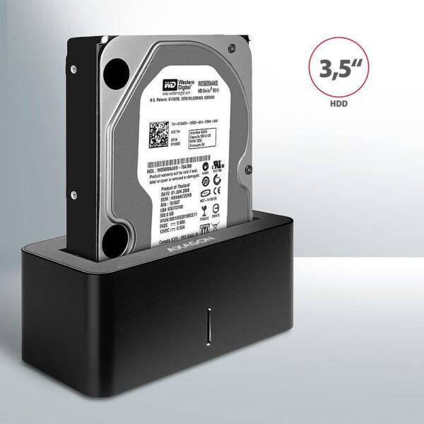 HDD ACC DOCK STATION USB3.2/2.5"/3.5" SATA ADSA-SN AXAGON - Image 2