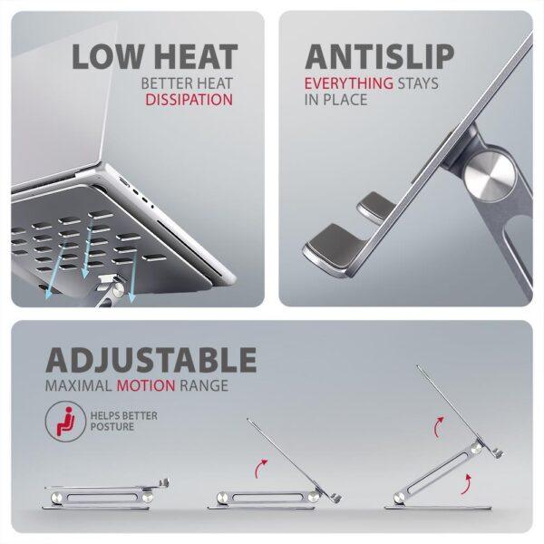 NB ACC STAND 10-16"/ALUMINUM HQ STND-LQ AXAGON - Image 2