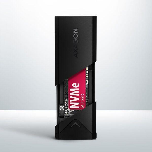 SSD ACC ENCLOSURE M.2 NVME/USB-C EEM2-UB2 AXAGON - Image 2
