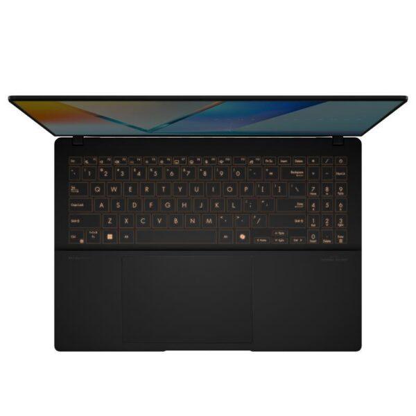 Notebook|ASUS|VivoBook S|16 OLED|M5606UA-MX087W|CPU  Ryzen 7|8845HS|3800 MHz|16"|3200x2000|RAM 16GB|LPDDR5x|SSD 1TB|AMD Radeon Graphics|Integrated|ENG|NumberPad|Card Reader Micro SD|Windows 11 Home|Black|1.5 kg|90NB1482-M00610 - Image 3