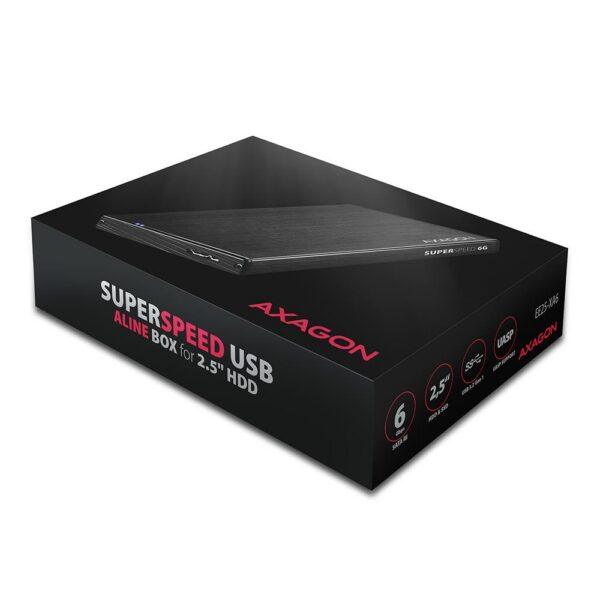 HDD ACC ENCLOSURE 2.5"/USB3.2 EE25-XA6 AXAGON - Image 2