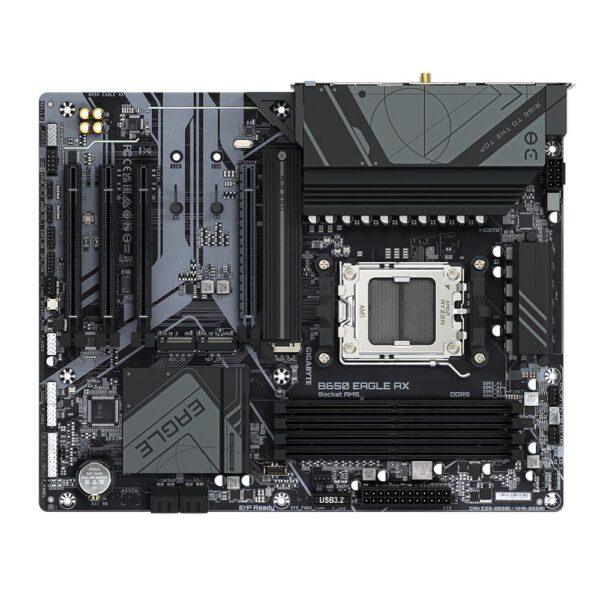 Mainboard|GIGABYTE|AMD B650|SAM5|ATX|Memory DDR5|Memory slots 4|1xPCI-Express 16x|3xPCI-Express 3.0 16x|3xM.2|2xHDMI|1xDisplayPort|6xUSB 2.0|2xUSB 3.2|1xUSB-C|1xRJ45|3xAudio port|B650EAGLEAX - Image 6