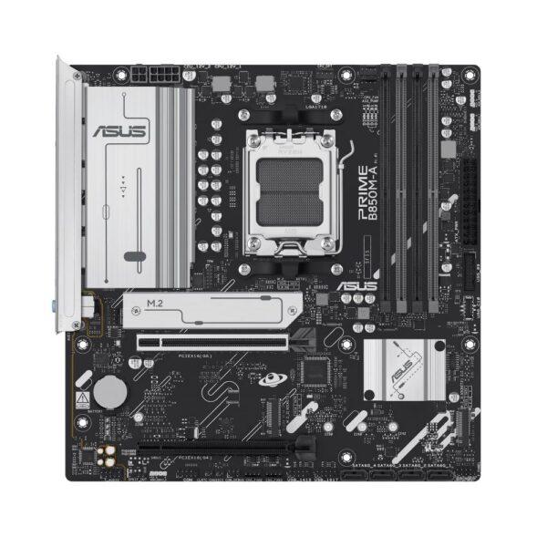 Mainboard|ASUS|AMD B850|SAM5|Micro-ATX|Memory DDR5|Memory slots 4|1xPCI-Express 4.0 16x|1xPCI-Express 5.0 16x|3xM.2|1xHDMI|2xDisplayPort|4xUSB 2.0|4xUSB 3.2|1xRJ45|3xAudio port|PRIMEB850M-A-CSM - Image 2