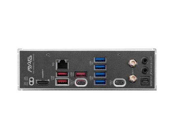 Mainboard|MSI|AMD B850|SAM5|Micro-ATX|Memory DDR5|Memory slots 4|1xPCI-Express 4.0 4x	|1xPCI-Express 4.0 8x|1xPCI-Express 4.0 16x|1xPCI-Express 5.0 16x|3xM.2|1xHDMI|3xUSB 2.0|4xUSB 3.2|2xUSB-C|1xOptical S/PDIF|1xRJ45|2xAudio port|MAGB850MMORTARWIFI - Image 5