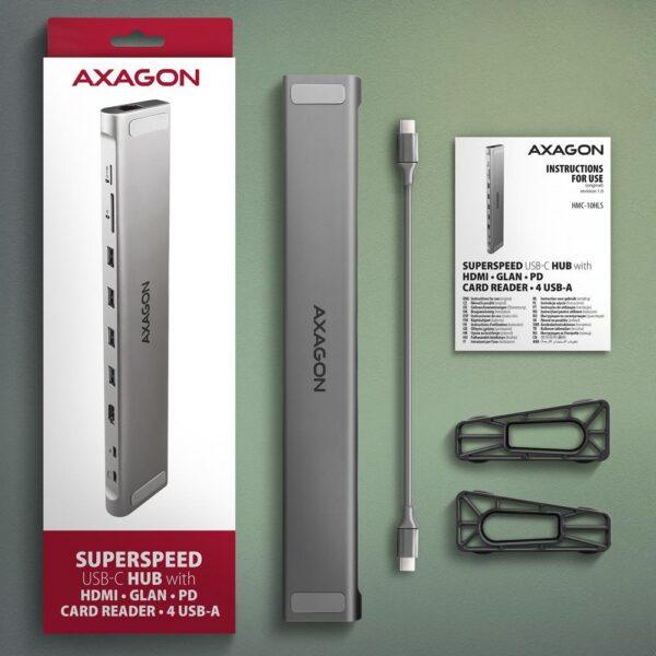 NB ACC DOCKING STATION/9IN1 HMC-10HLS AXAGON - Image 3