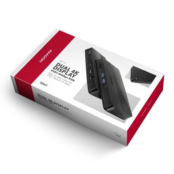 NB ACC DOCKING STATION/12IN1 HMC-U4 AXAGON - Image 2