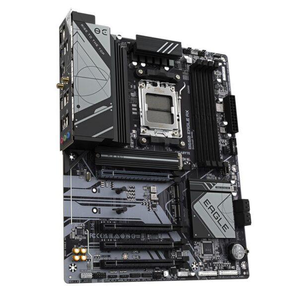 Mainboard|GIGABYTE|AMD B650|SAM5|ATX|Memory DDR5|Memory slots 4|1xPCI-Express 16x|3xPCI-Express 3.0 16x|3xM.2|2xHDMI|1xDisplayPort|6xUSB 2.0|2xUSB 3.2|1xUSB-C|1xRJ45|3xAudio port|B650EAGLEAX - Image 3