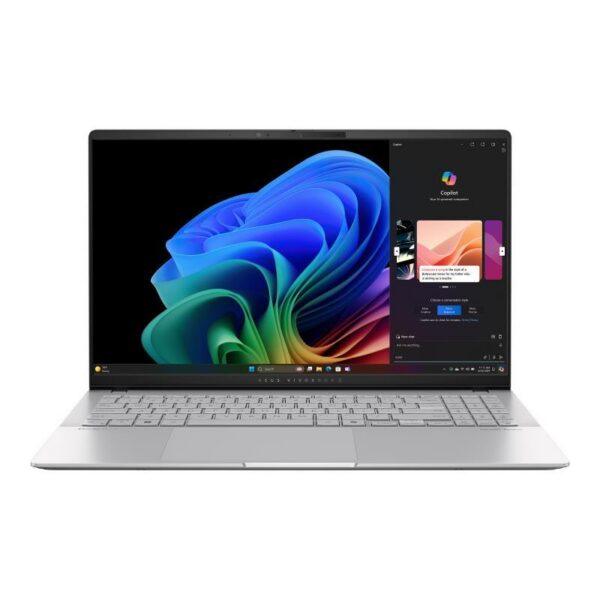 Notebook|ASUS|VivoBook S|S5507QA-MA112W|CPU  Snapdragon|X1E78100|3400 MHz|15.6"|2880x1620|RAM 32GB|LPDDR5x|SSD 1TB|Qualcomm Adreno|Integrated|ENG|Card Reader micro SD|Windows 11 Home|Silver|1.5 kg|90NB14Q2-M00ES0 - Image 2