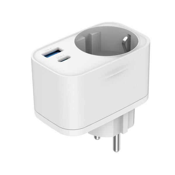 CHARGER USB UNIVERSAL 20W WHT/2P AC TA-ACPDQC20-01-W GEMBIRD - Image 3