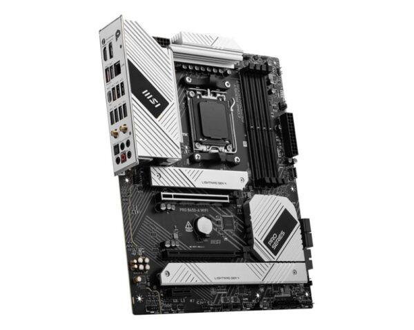 Mainboard|MSI|AMD B650|SAM5|ATX|Memory DDR5|Memory slots 4|1xPCI-Express 3.0 1x|1xPCI-Express 4.0 2x|1xPCI-Express 4.0 16x|3xM.2|1xHDMI|1xDisplayPort|2xUSB 2.0|7xUSB 3.2|1xUSB-C|1xOptical S/PDIF|1xRJ45|3xAudio port|PROB650-AWIFI - Image 4