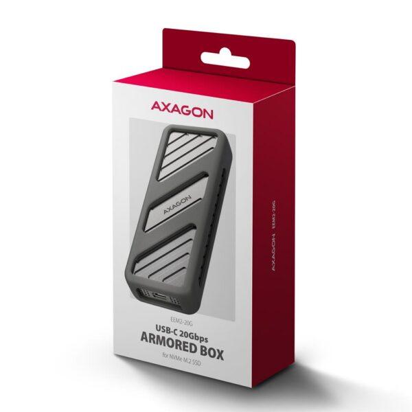 SSD ACC ENCLOSURE M.2 NVME/USB-C EEM2-20G AXAGON - Image 4