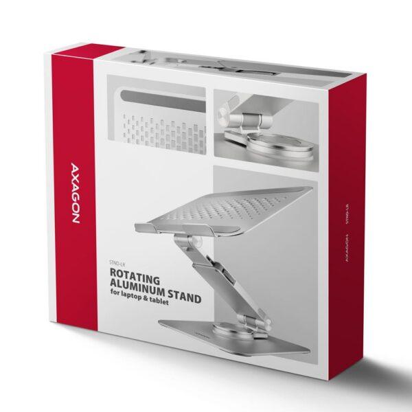NB ACC STAND 10-17" ROTATING/ALUMINUM STND-LR AXAGON - Image 2