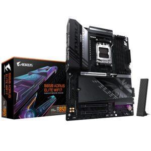 Mainboard|GIGABYTE|AMD B850|SAM5|ATX|Memory DDR5|Memory slots 4|2xPCI-Express 3.0 16x|1xPCI-Express 5.0 16x|3xM.2|1xDisplayPort|4xUSB 2.0|7xUSB 3.2|1xUSB-C|1xOptical S/PDIF|1xRJ45|2xAudio port|B850AELITEWF71.1