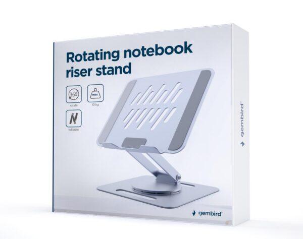 NB ACC RISER STAND ROTATING/SPACE GREY NBS-DR1-01 GEMBIRD - Image 3