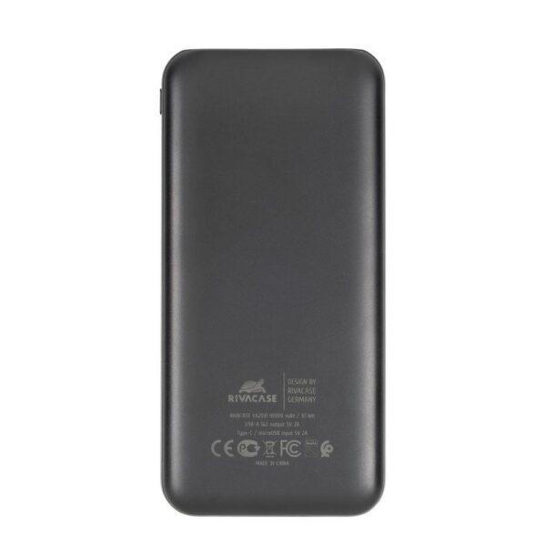 POWER BANK USB 10000MAH/VA2031 BLACK RIVACASE - Image 2