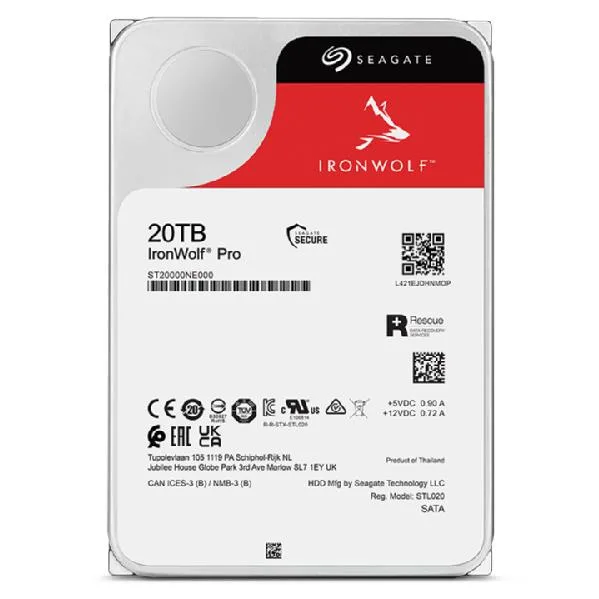 Seagate IronWolf Pro 20TB SATA 256 MB — kõvaketas - Pilt 4