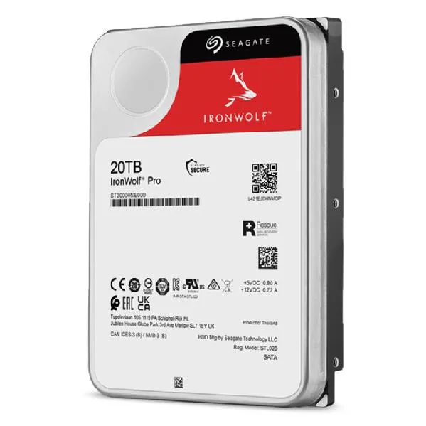 Seagate IronWolf Pro 20TB SATA 256 MB — kõvaketas - Pilt 5
