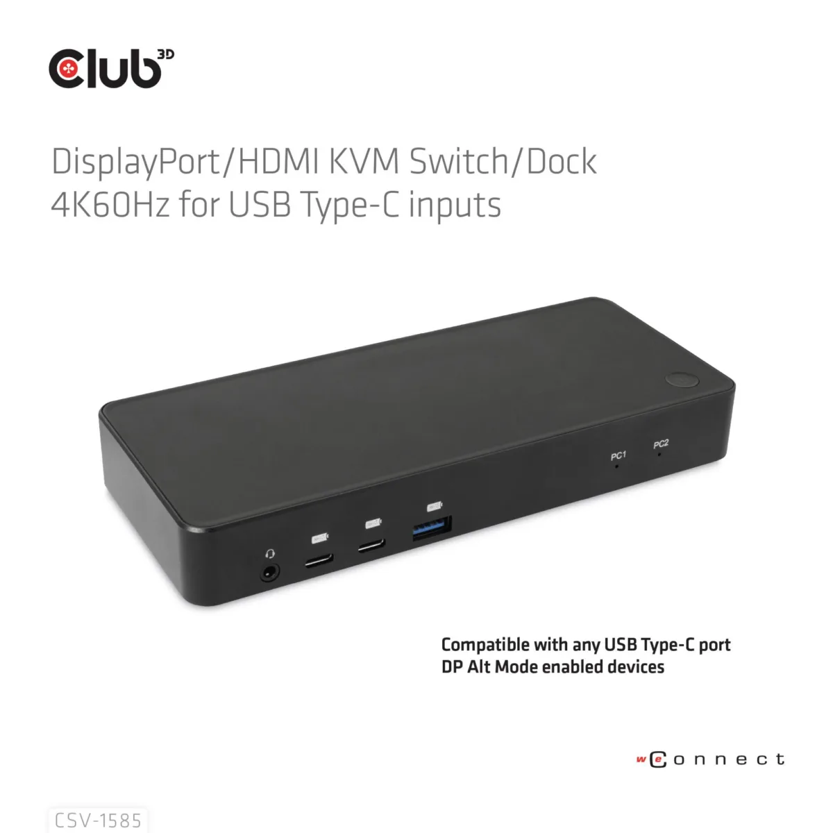 Club3d KVM-lüliti CSV-1585 - Pilt 3