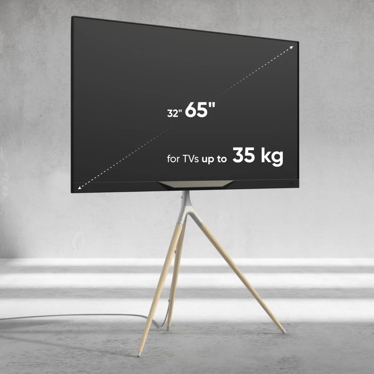 Onkron TV komplekt Acc Floor Stand 32-65″ White TS1220