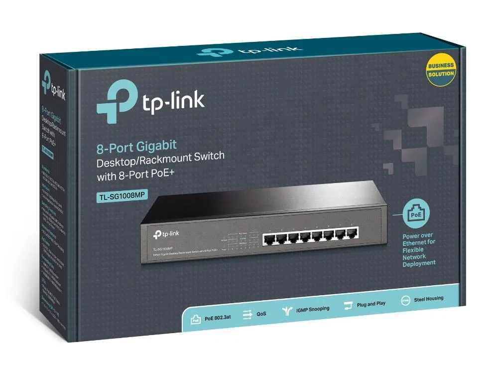 TP-Link PoE+ ports 8