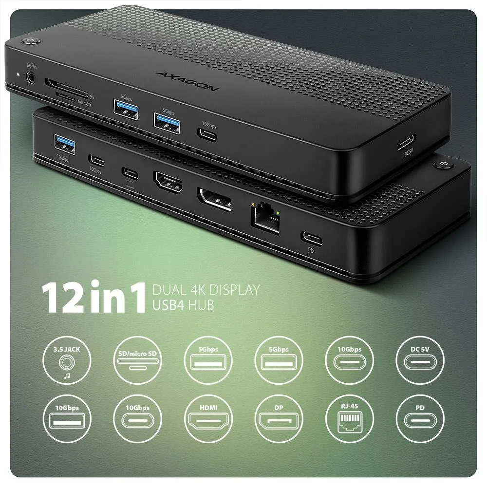 Axagon NB Acc Docking Station HMC-U4