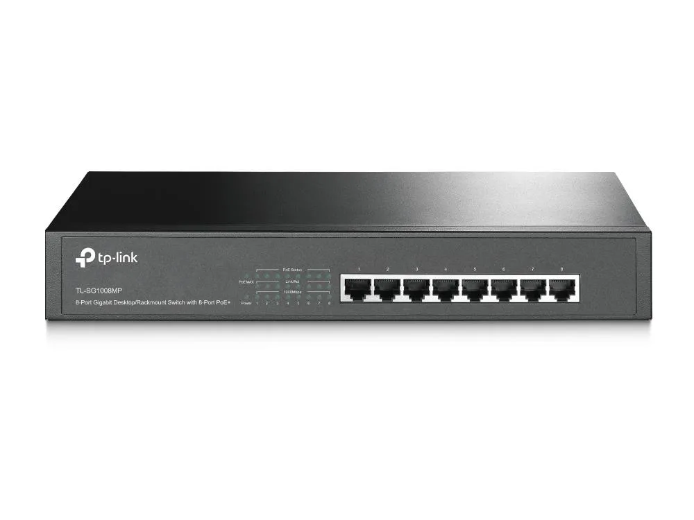 TP-Link PoE+ ports 8