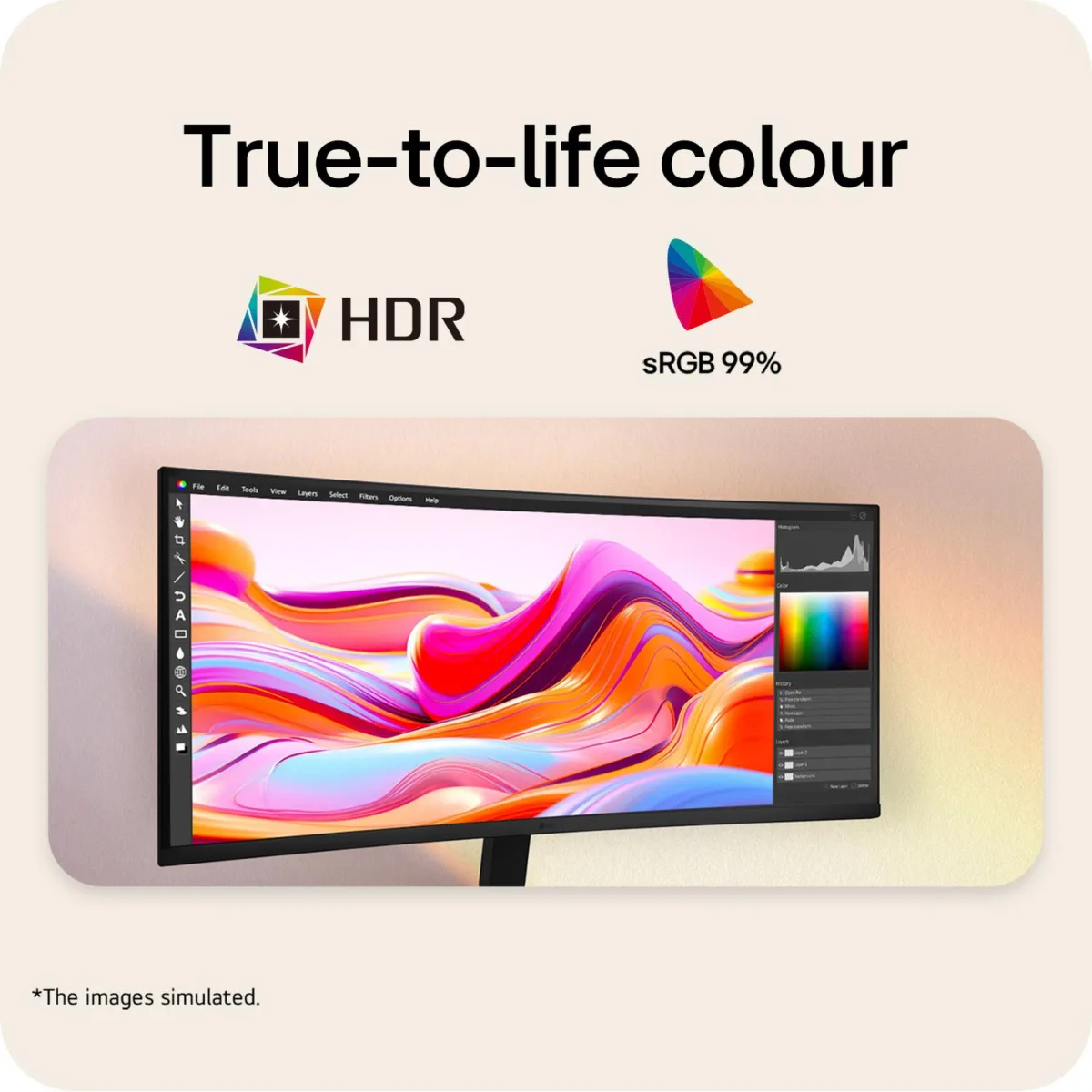 LG 34 ” 3440 x 1440 pixels UltraWide Quad HD LCD — monitor