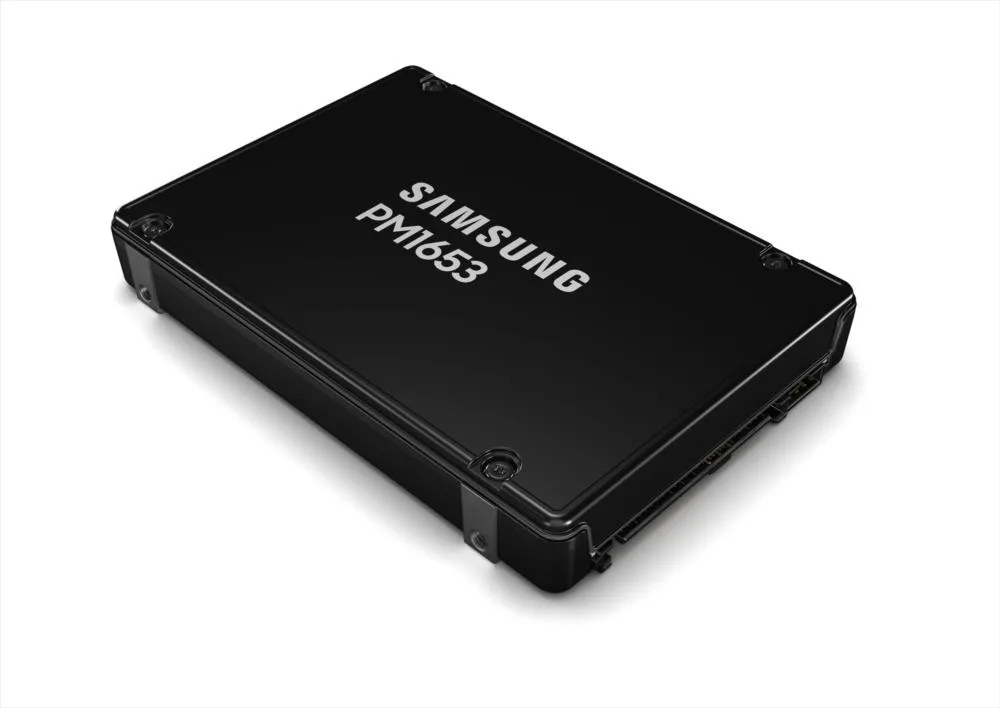 Samsung Model name PM1653 7680 GB SAS 2.5″ — SSD