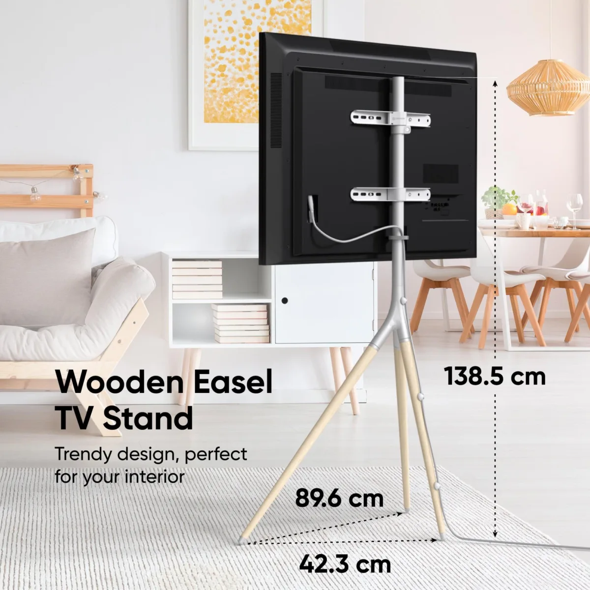 Onkron TV komplekt Acc Floor Stand 32-65″ White TS1220