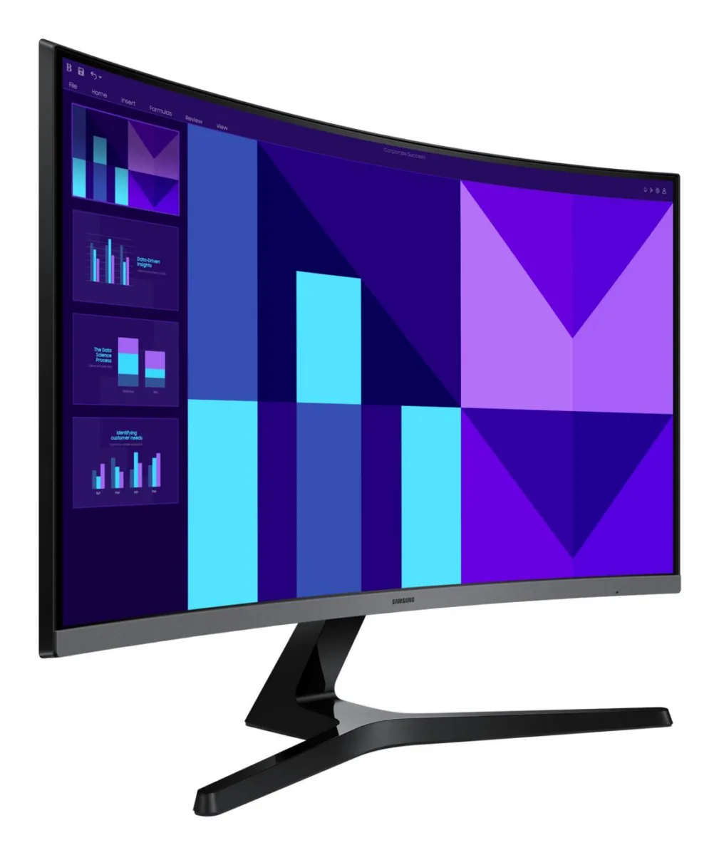 Samsung 27″ Business/Curved Tilt Matte — monitor