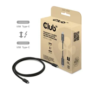Club3d kaabel USB-C Thunderbolt M CAC-2501