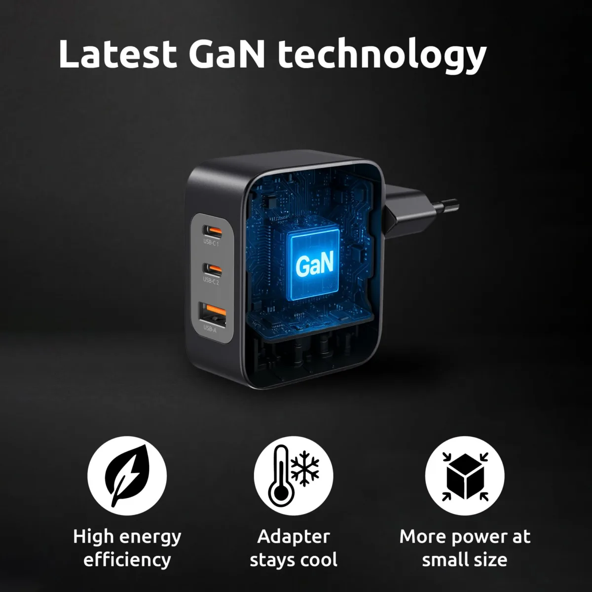 Intenso Power Adapter USB-C Gan 7810010