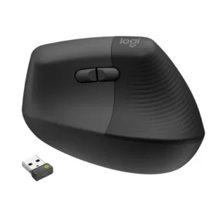 Logitech Mouse USB Optical WRL Vertical Black Righ 910